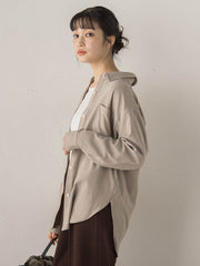 【WEB限定】E/Nピーチシャツ≪手洗い可能≫