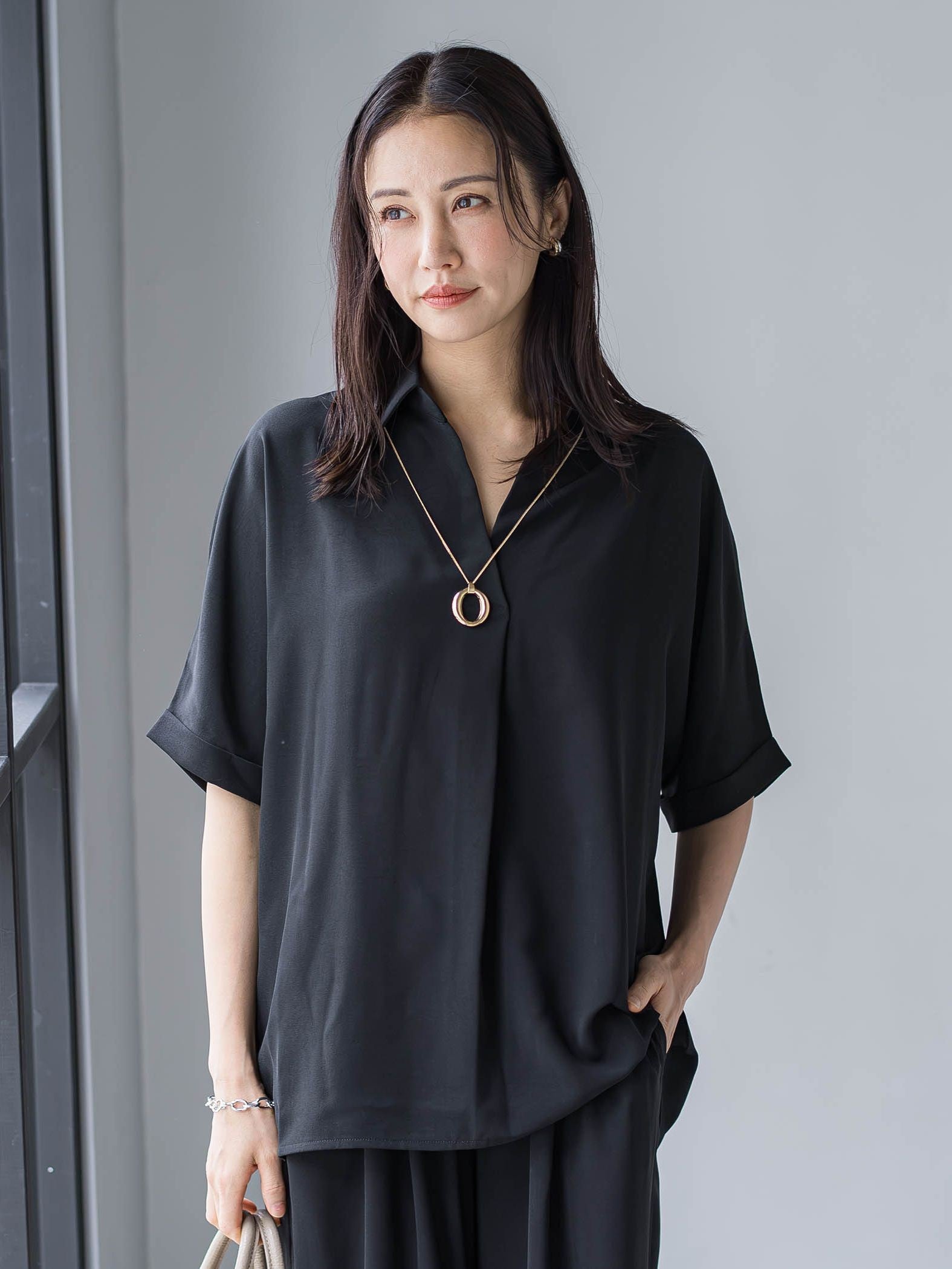 【WEB限定】クールアップブラウス≪セット着用可≫