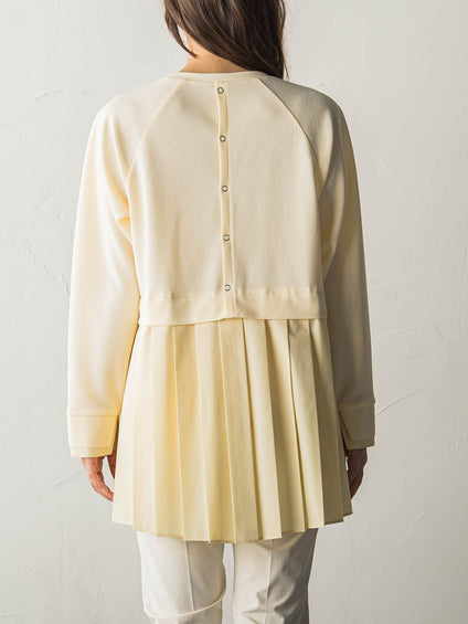 プリーツドッキングプルオーバー≪洗濯機で洗える≫