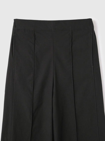 HAKIYASEブラッシュバックワイドパンツ≪手洗い可能≫