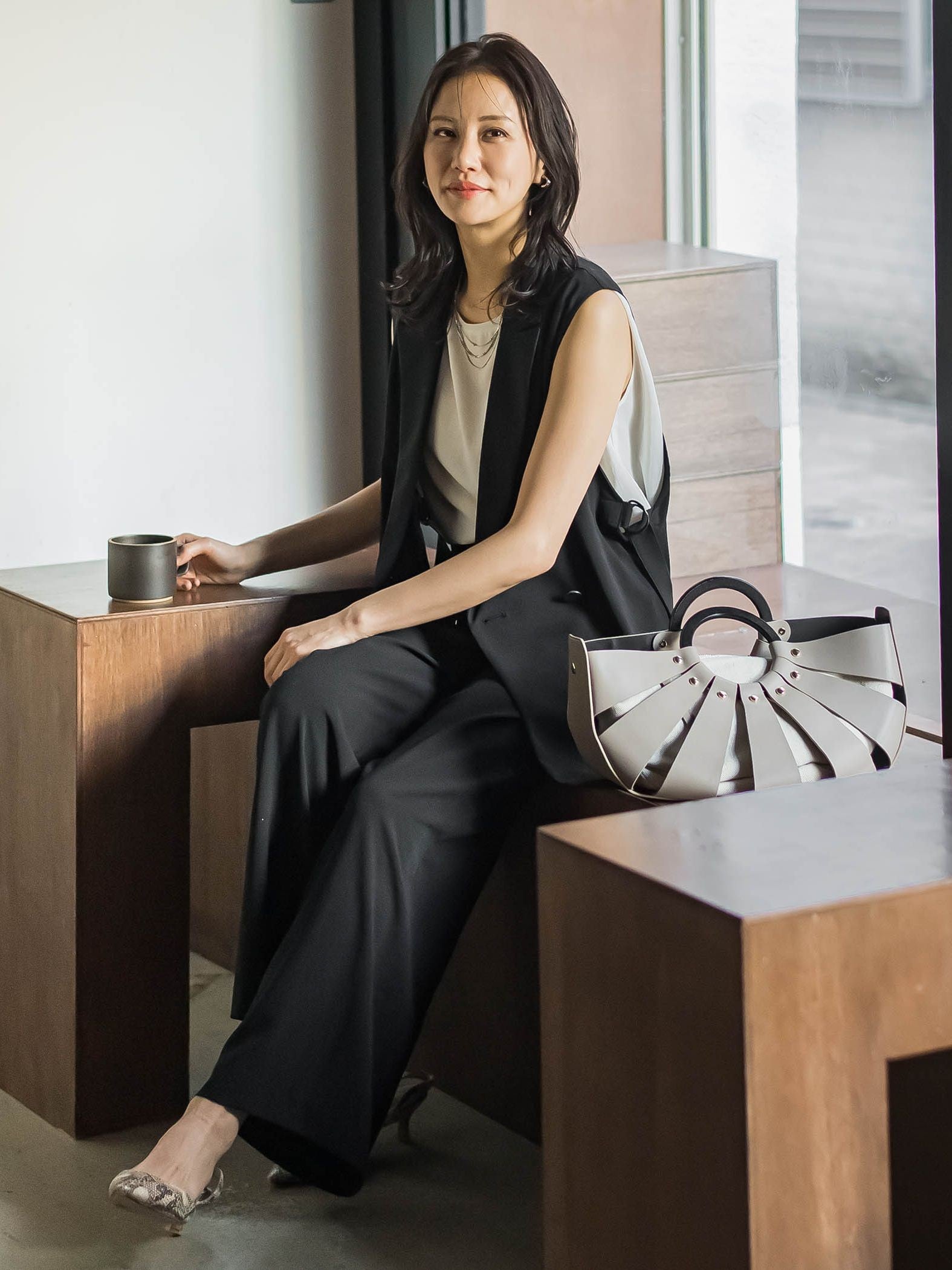 【カタログ掲載】【涼・美・楽】サイドベルトジレ