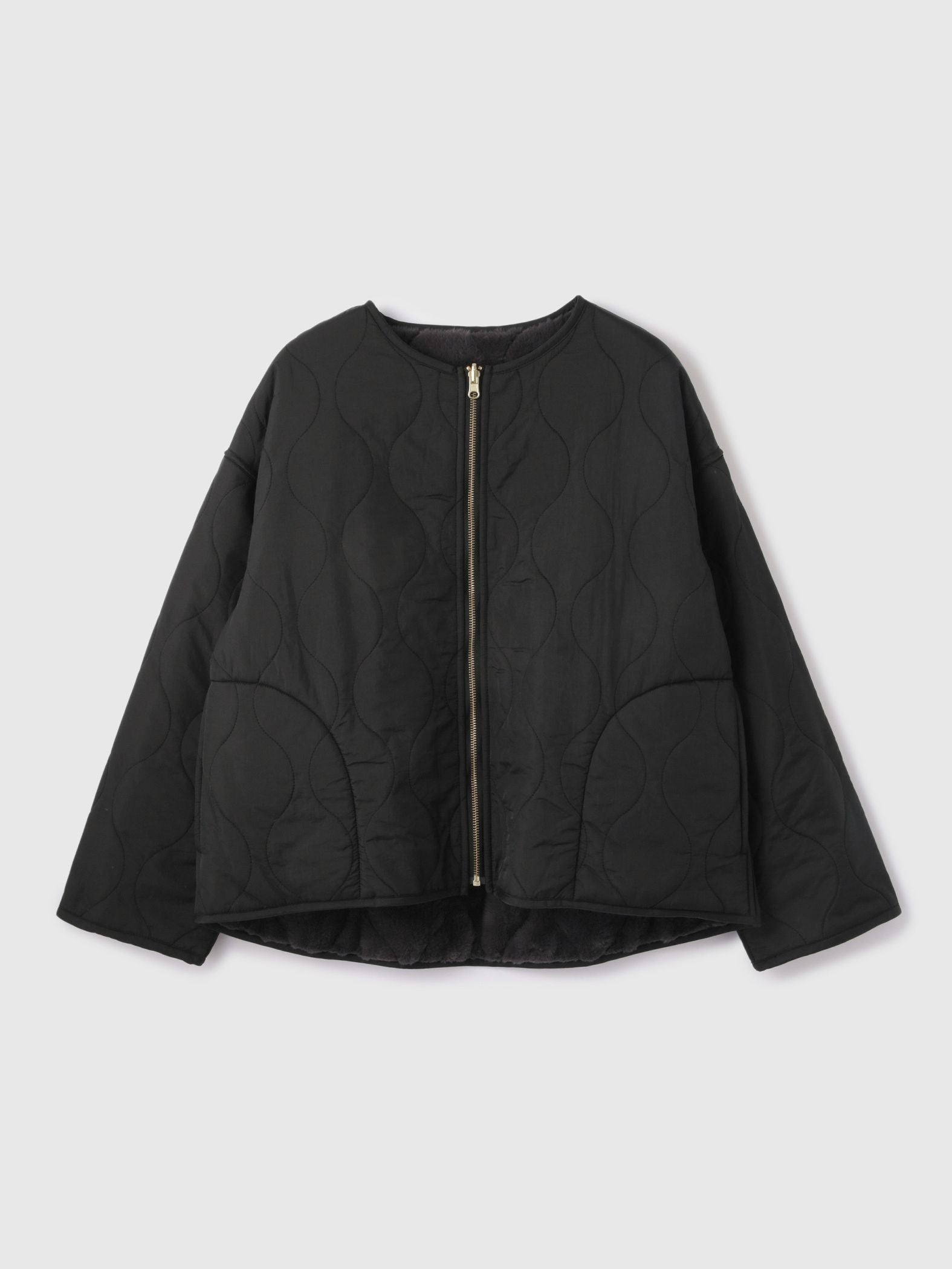 ひょうたんキルトリバーシブルZIPジャケット