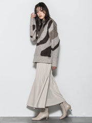 【WEB限定】マーブルニット≪手洗い可能≫