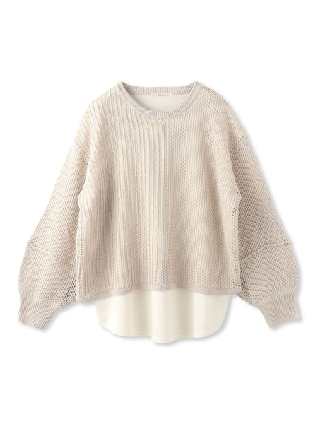 メッシュプルオーバー≪手洗い可能≫