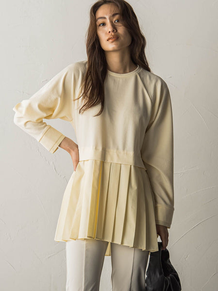 プリーツドッキングプルオーバー≪洗濯機で洗える≫