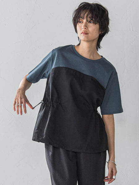 MAISON MARAIS ♥ Diana Cotton Body Suit /追跡付 WEB限定】サイドドロストドッキングプルオーバー≪洗濯機で