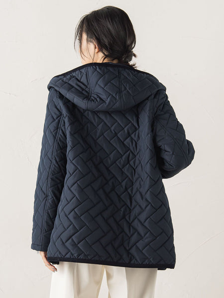【WEB限定】ポリエステルタフタキルトコート