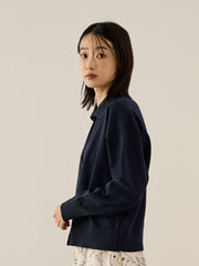スポンディッシュポロニットトップス≪手洗い可能≫