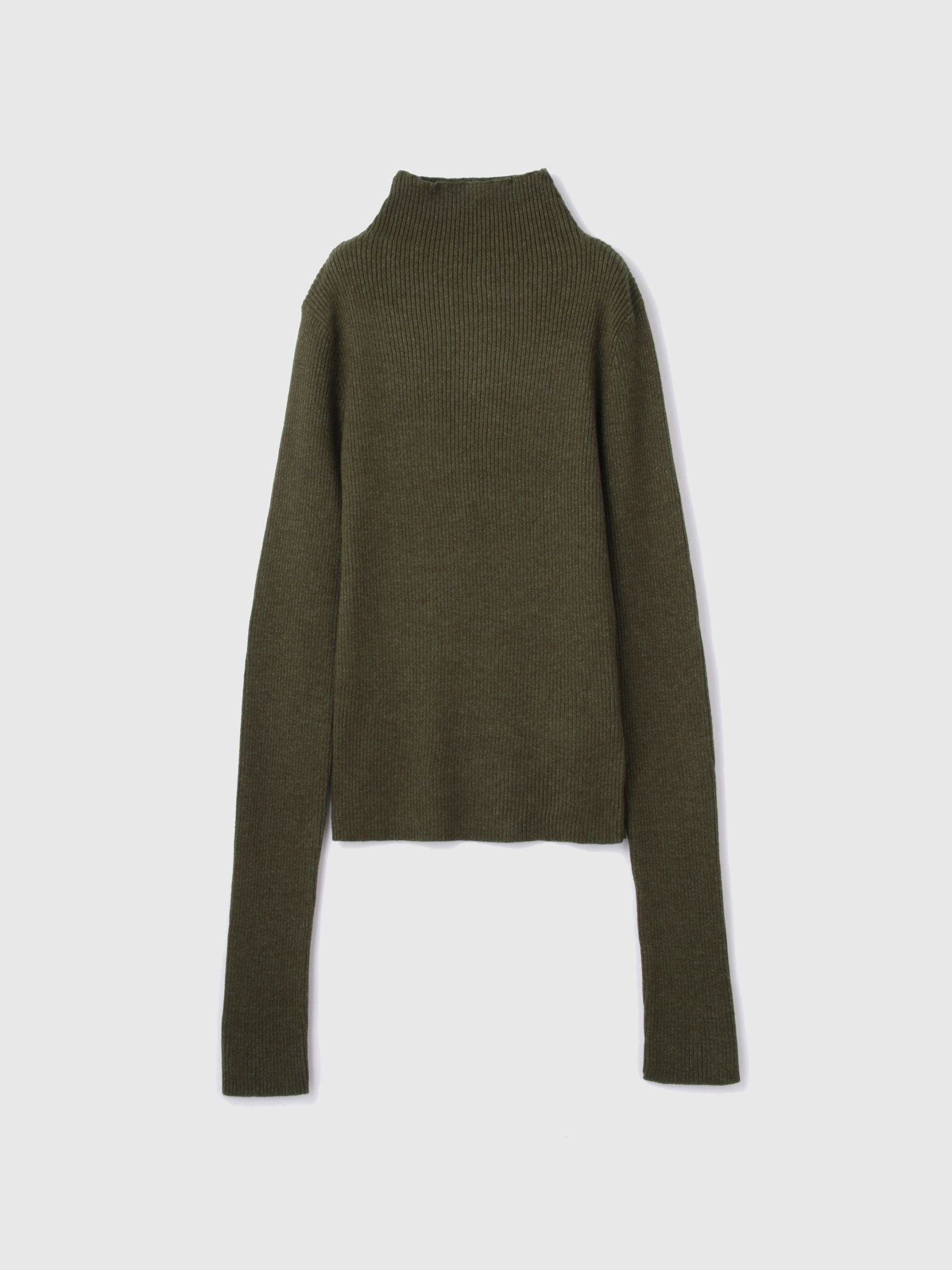 サムホールハイネックニットプルオーバー≪手洗い可能≫