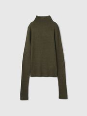 サムホールハイネックニットプルオーバー≪手洗い可能≫