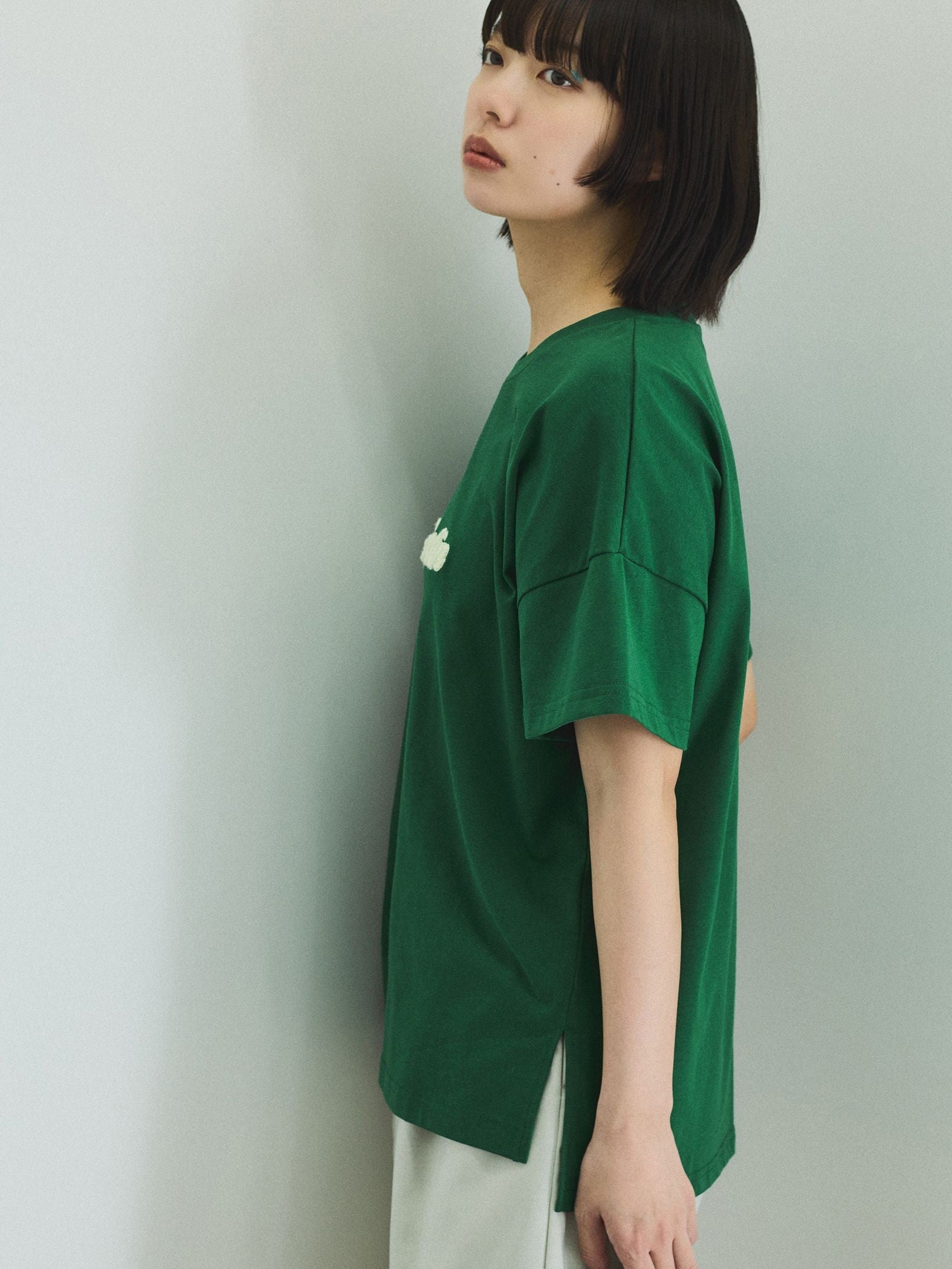 さがら刺繍ロゴTシャツ≪洗濯機で洗える≫