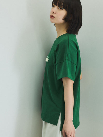 さがら刺繍ロゴTシャツ≪洗濯機で洗える≫
