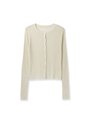 リネンフィールカーディガンキャミセット