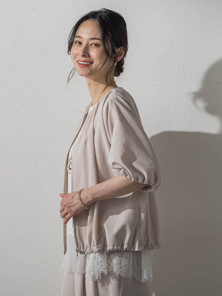 ナチュラルストレッチジャケット≪セット着用可≫