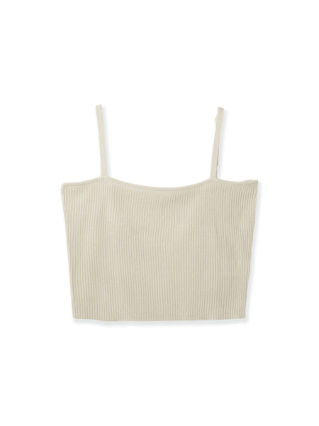 リネンフィールカーディガンキャミセット