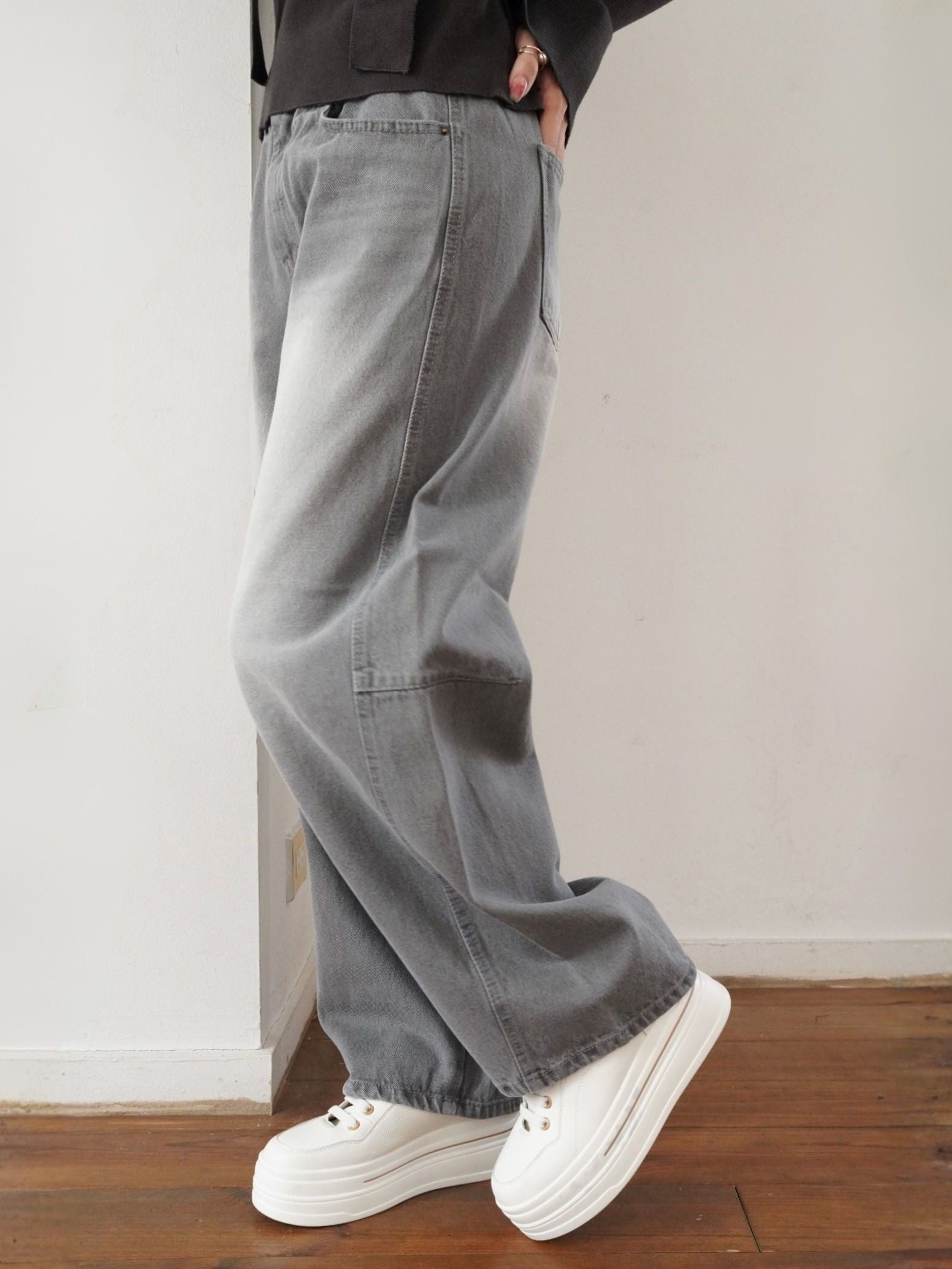 Barrel Curve Denim≪洗濯機で洗える≫