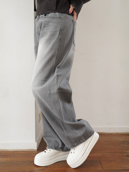 Barrel Curve Denim≪洗濯機で洗える≫