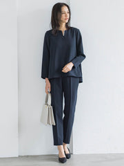 【WEB限定 13号】トリクシオンテーパードパンツ≪セットアップ対応/手洗い可能≫