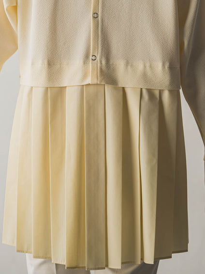 プリーツドッキングプルオーバー≪洗濯機で洗える≫