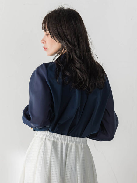 サイドリボンカットソー