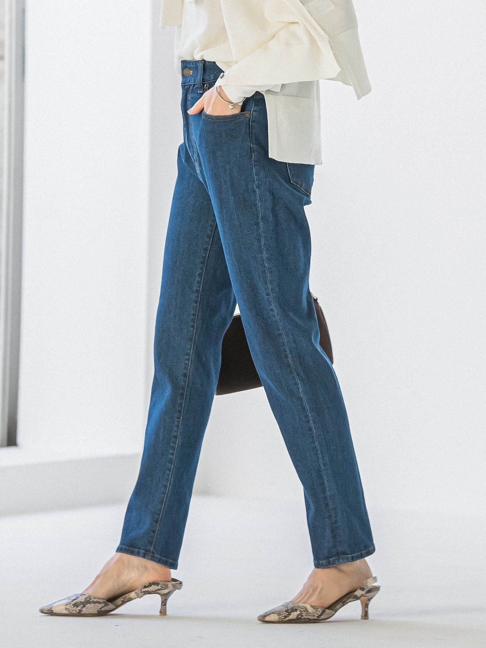 【WEB限定】365デニムパンツ スキニーシルエット≪洗える≫