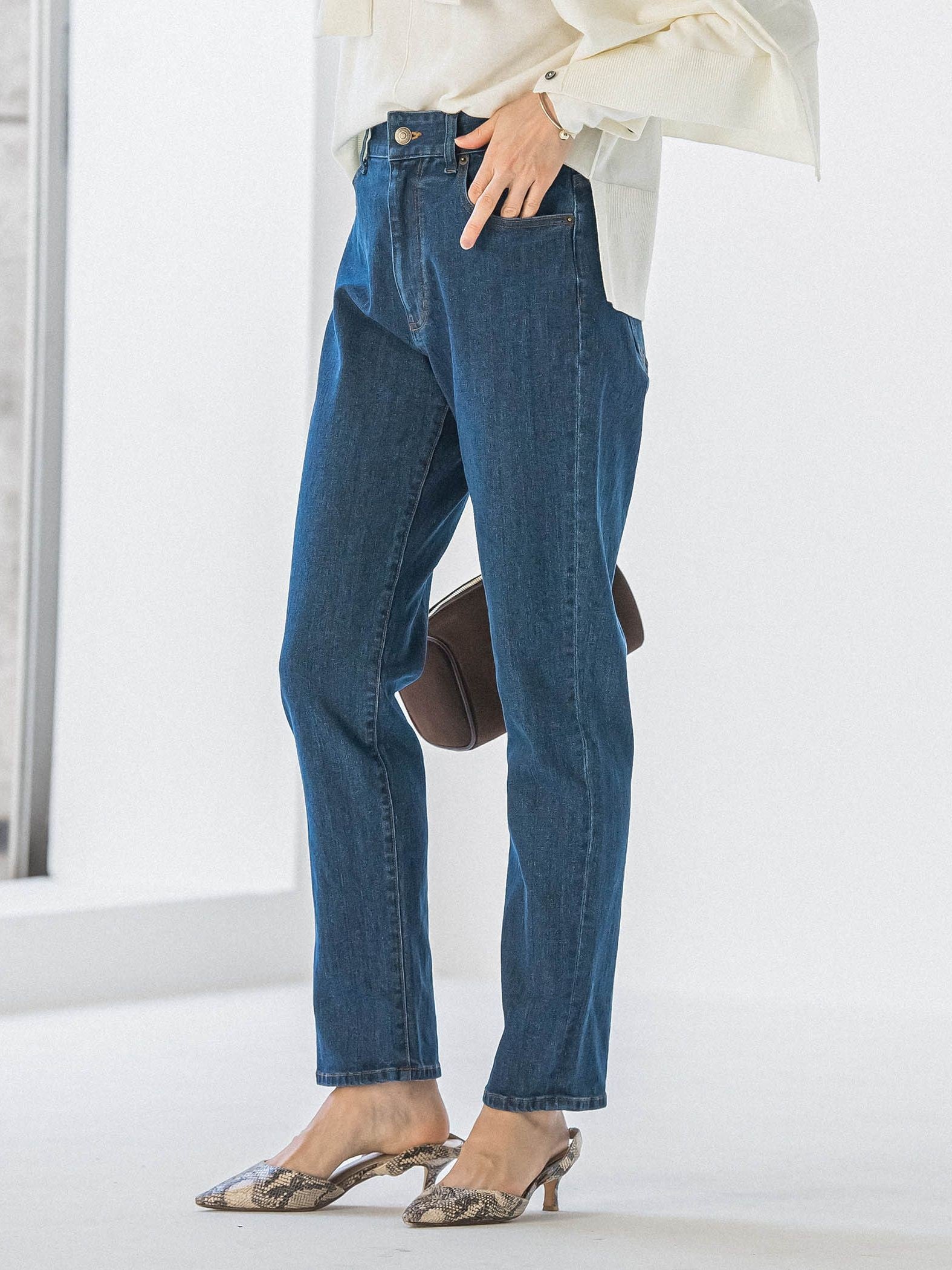 【WEB限定】365デニムパンツ スキニーシルエット≪洗える≫