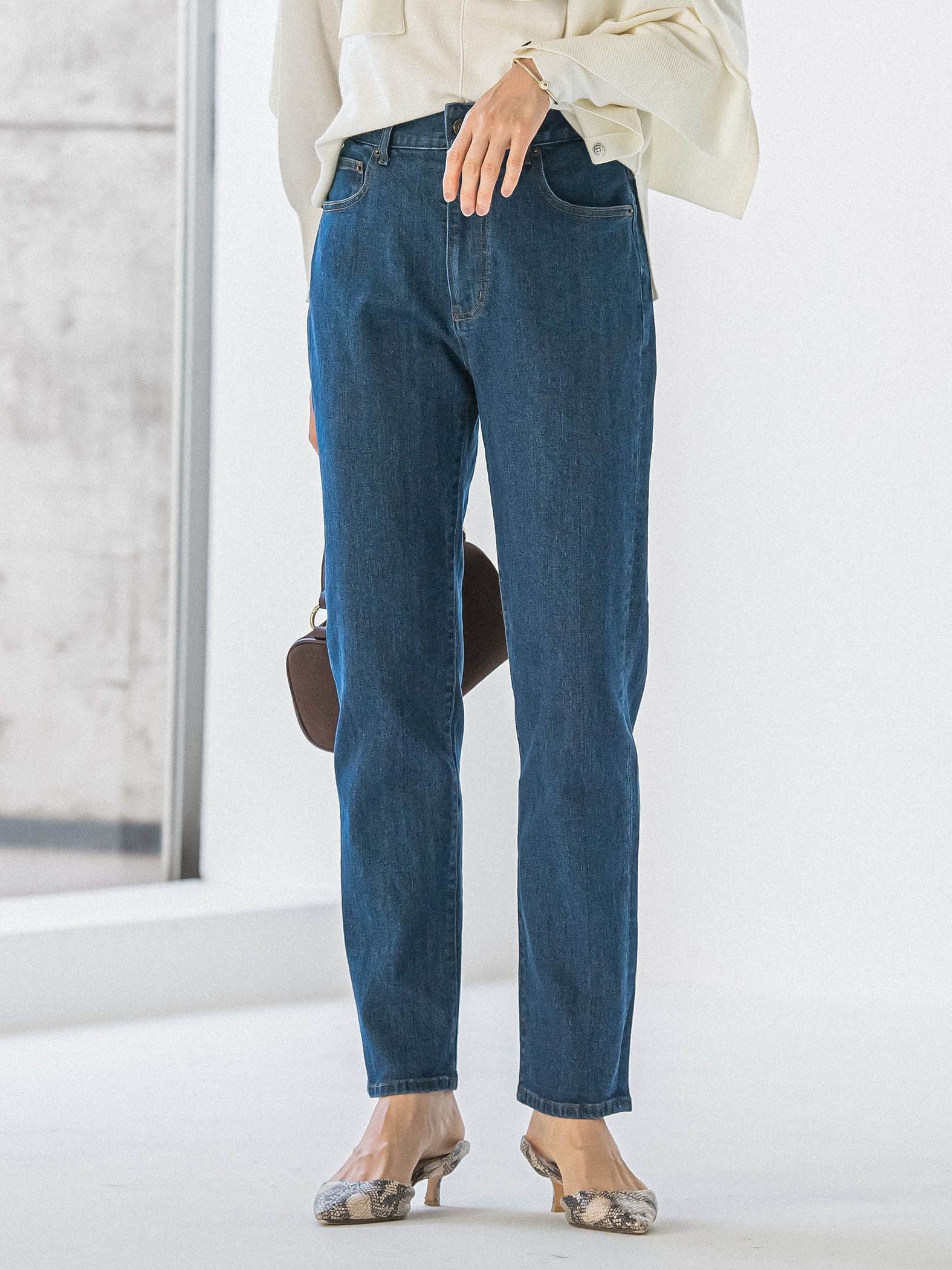 【WEB限定】365デニムパンツ スキニーシルエット≪洗える≫