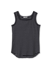 リブスクエアタンクトップ