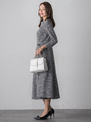 ツイードラメワンピース