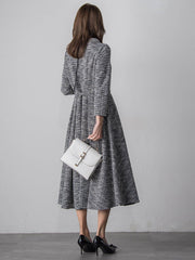 ツイードラメワンピース