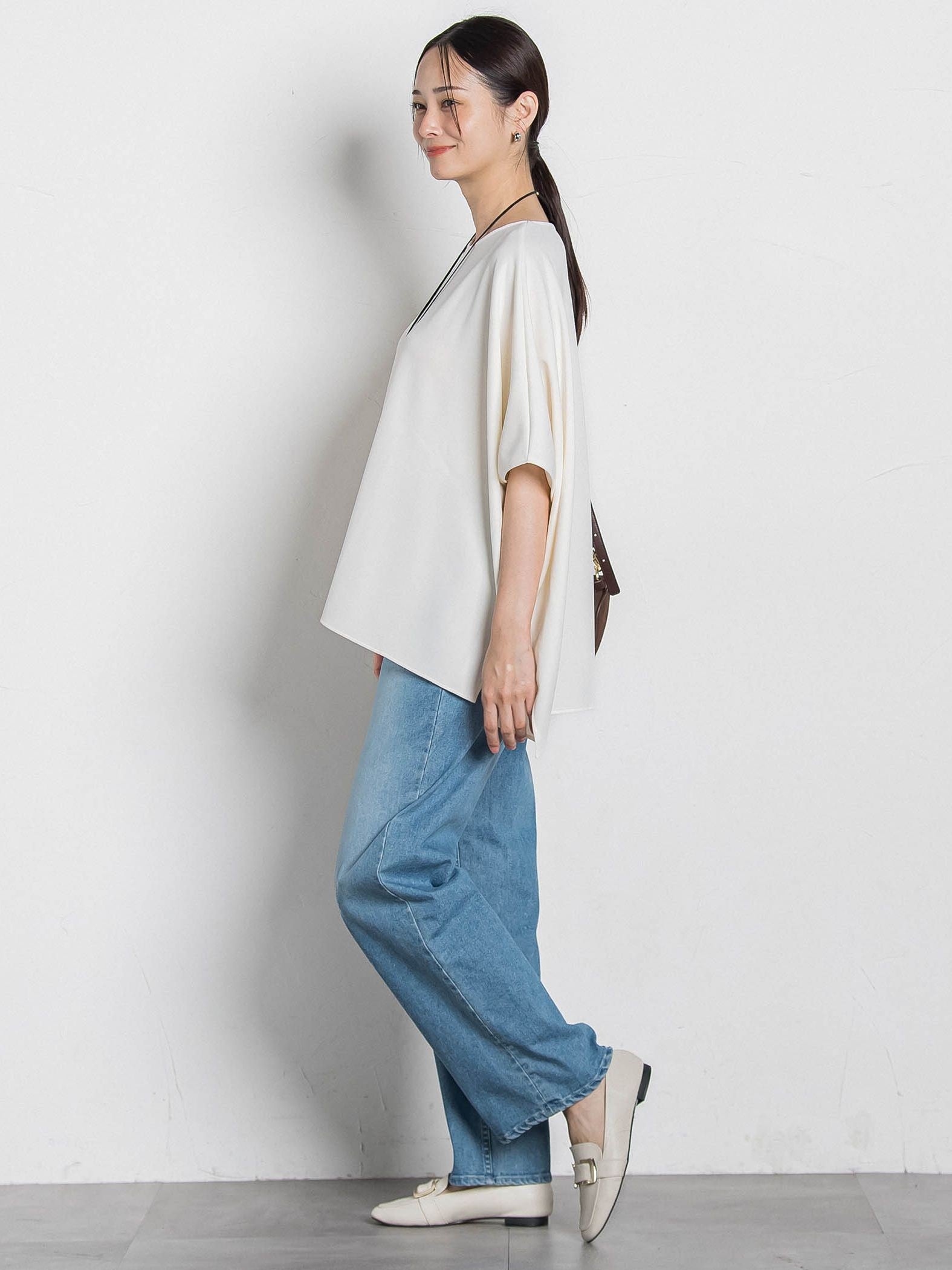 ライトダンボールジョーゼットカルゼカットソー