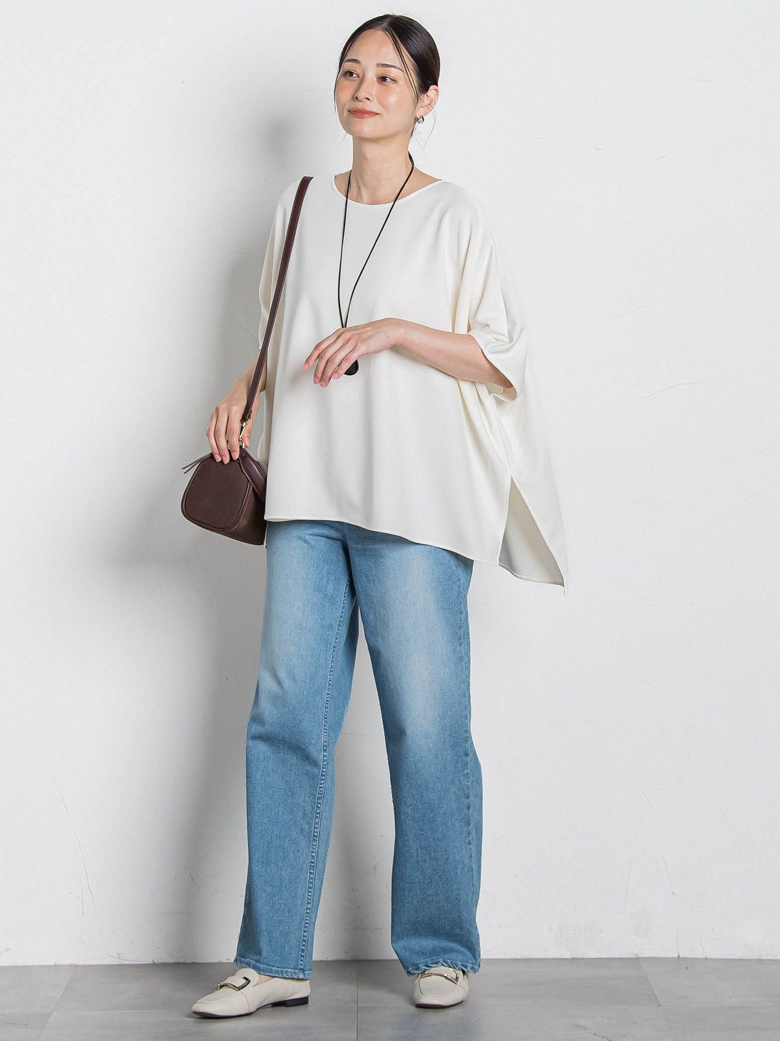 ライトダンボールジョーゼットカルゼカットソー