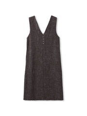 ツィードVネックジャンスカワンピース