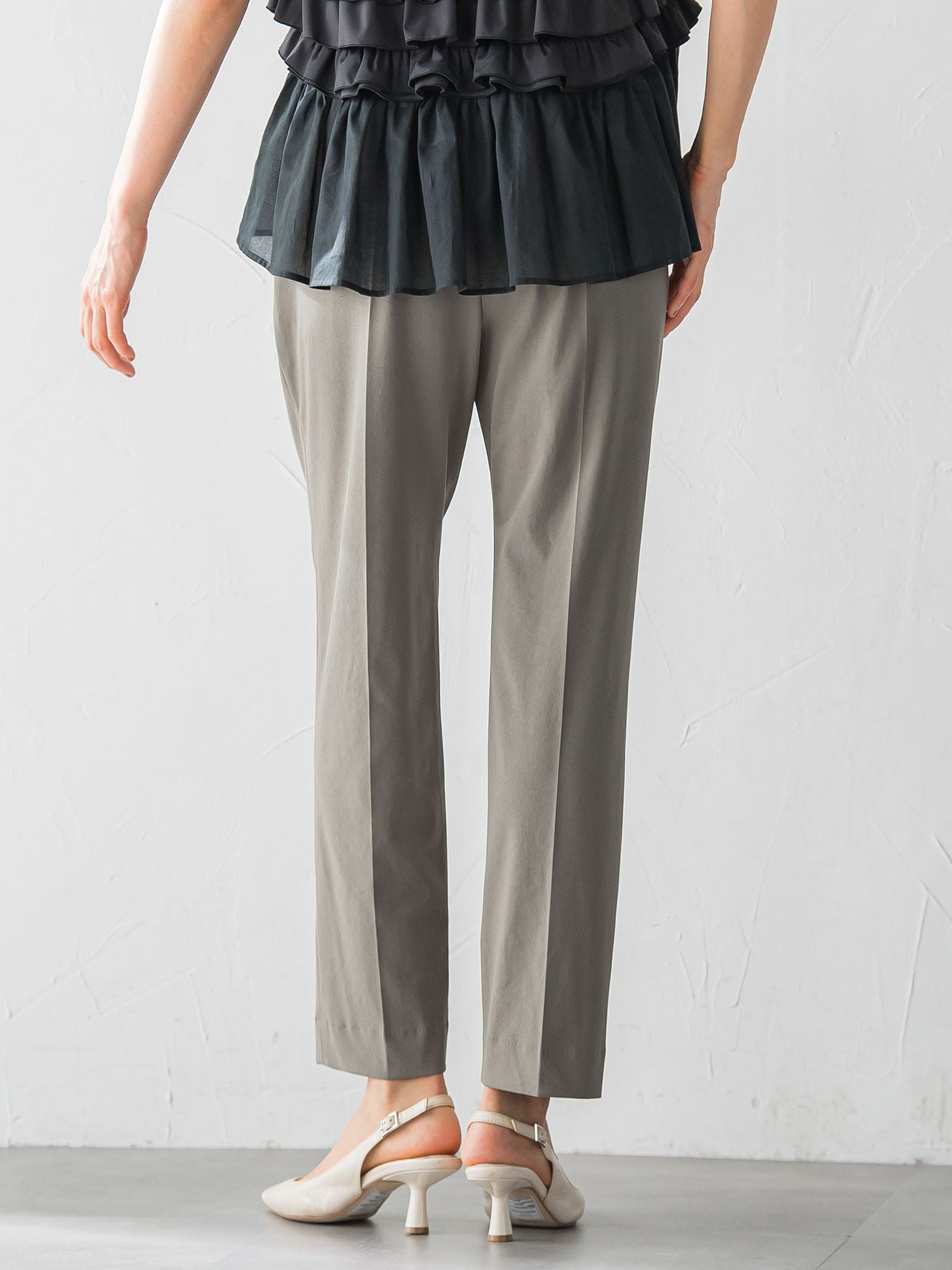 【追加生産】【WEB限定】Active Beautyテーパードパンツ≪13号・15号あり/洗濯機で洗える≫