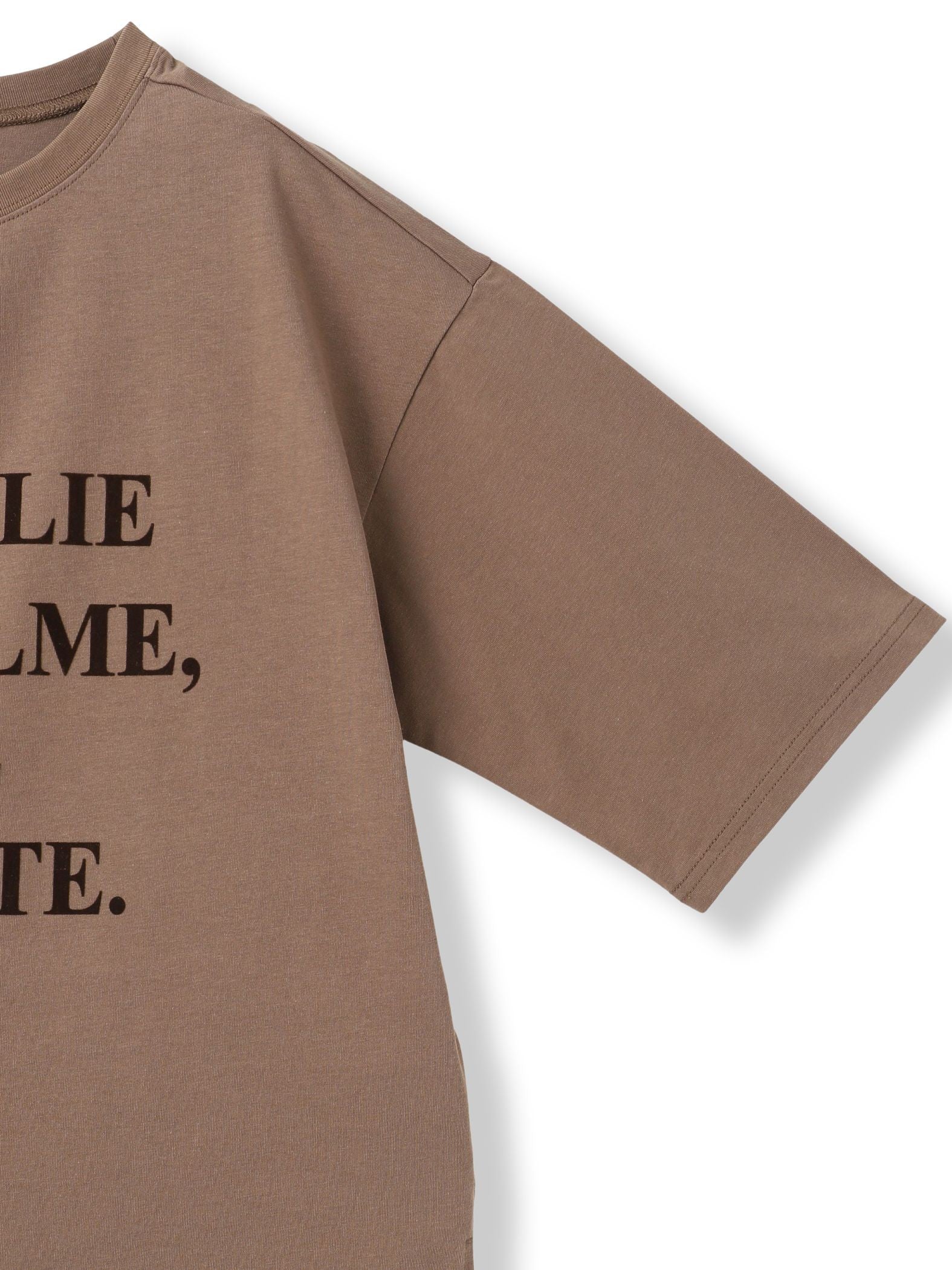 ビンテージライクメッセージルーズTシャツ