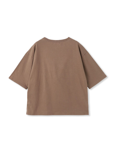 ビンテージライクメッセージルーズTシャツ