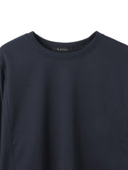 ポンチローマ異素材バックテールカットソー