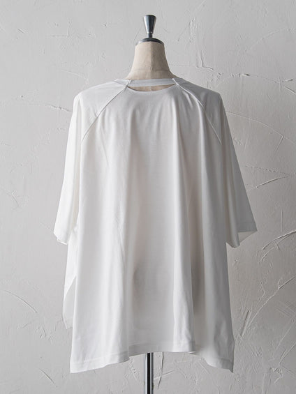 80 smooth ジャージーポンチョTシャツ