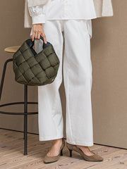 【大きいサイズ】【biyori】裏起毛ウインターデニムパンツ