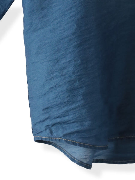 【大きいサイズ】シアーデニムシャツ