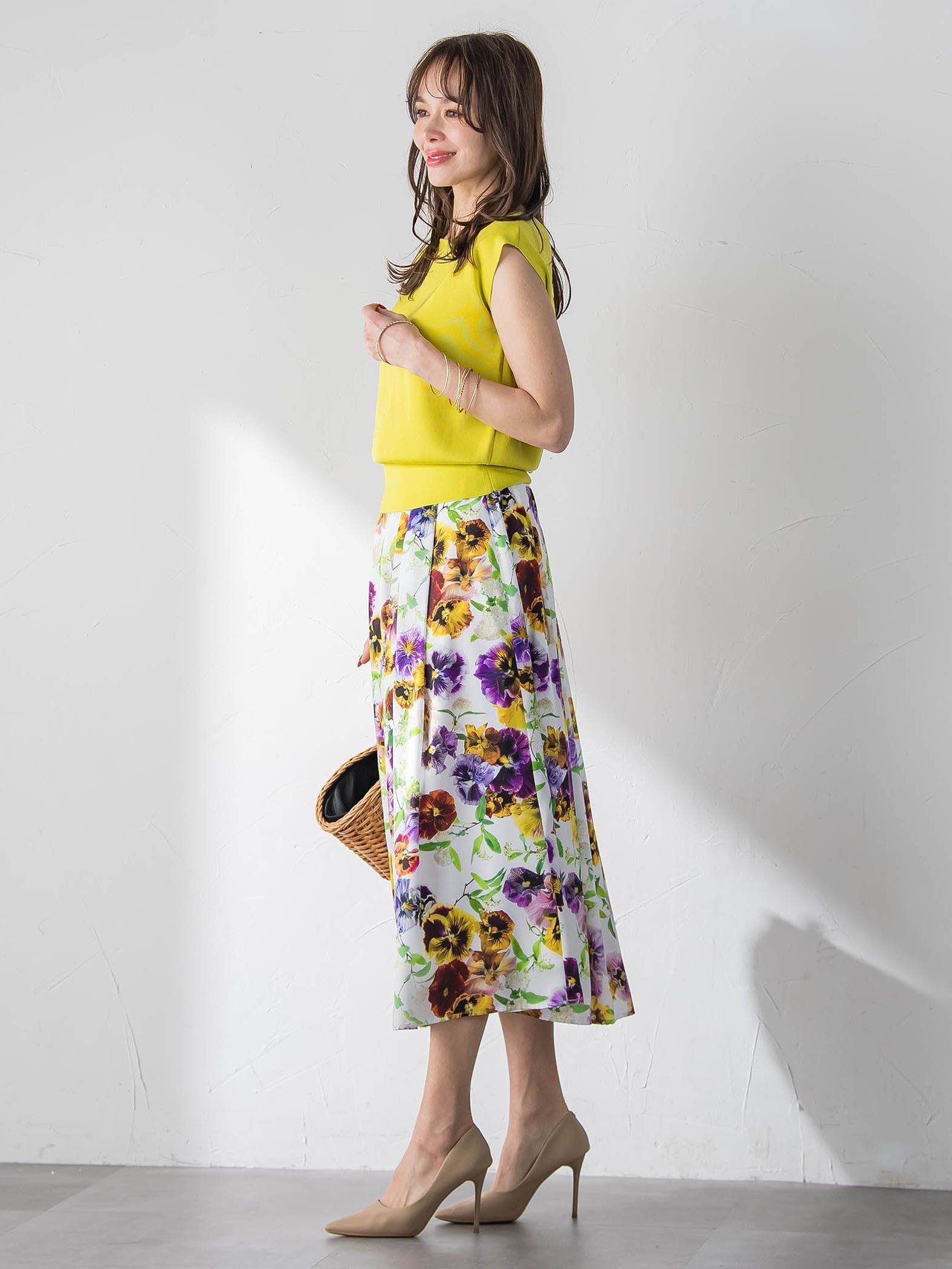 LUCINDA前後2wayパールニット