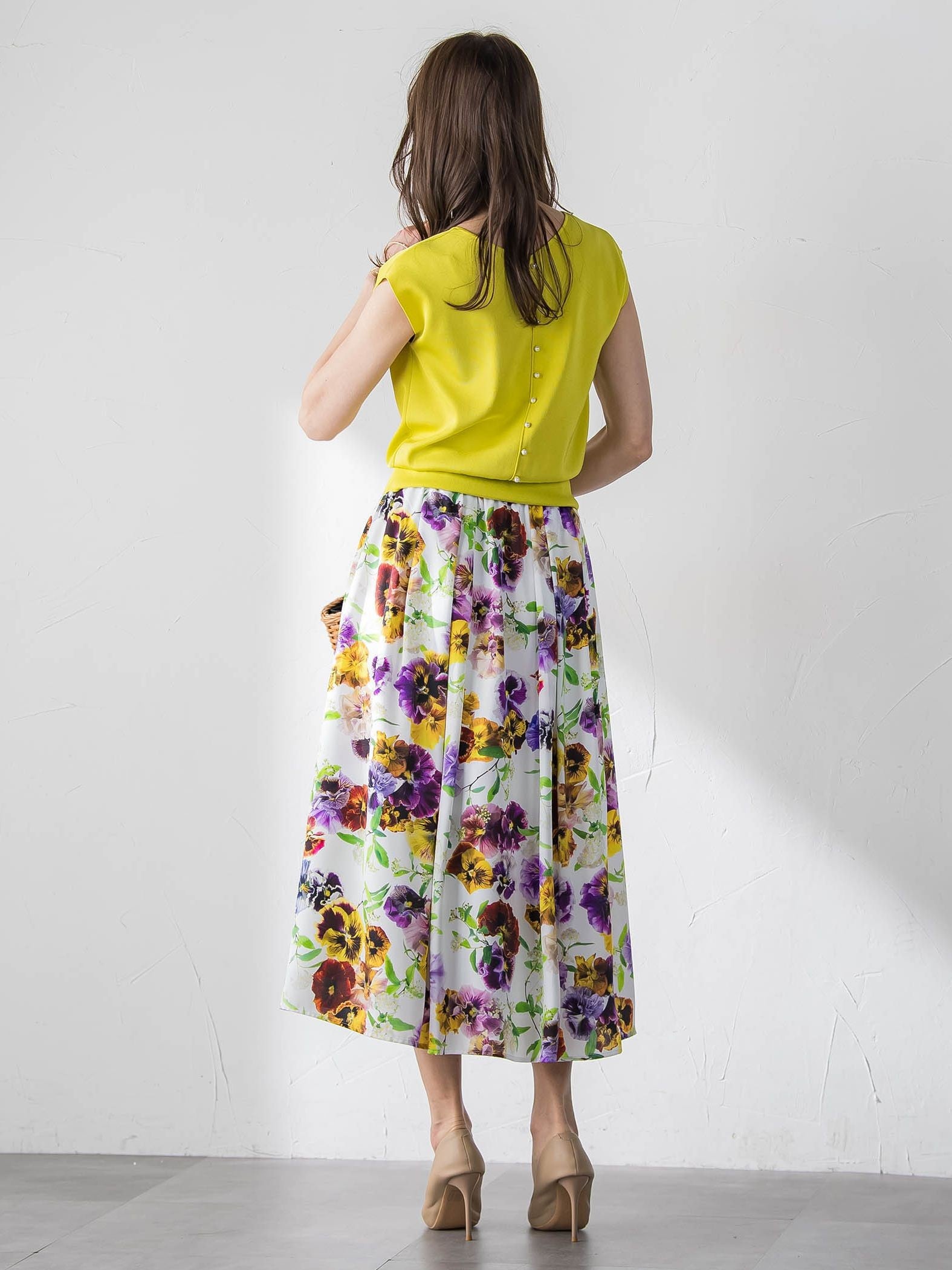 LUCINDA前後2wayパールニット