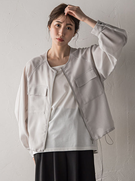 【WEB限定】メッシュブルゾン
