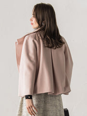 スタンドカラーショートコート