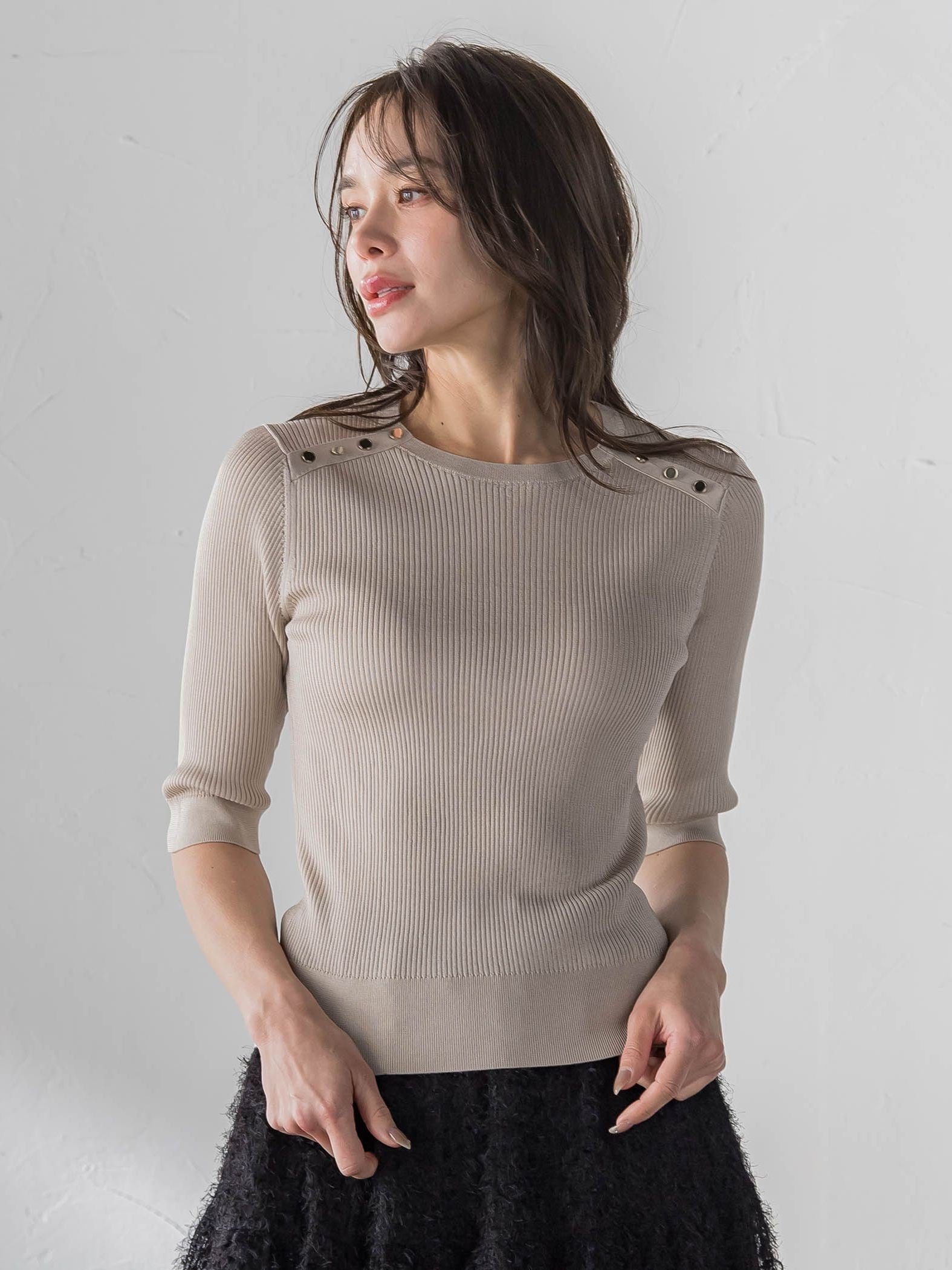 LUCINDAリブニット