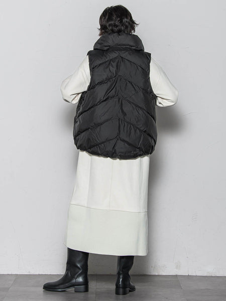 【WEB限定】スタンドカラーダウンベスト