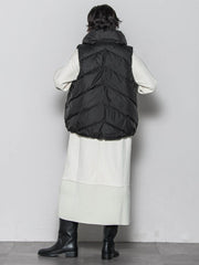【WEB限定】スタンドカラーダウンベスト