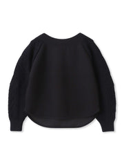 ときめきケーブルニット≪手洗い可能≫