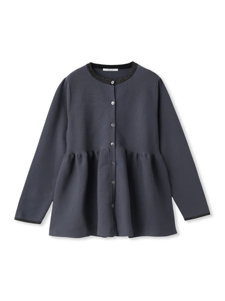 ペプラムカーディガンニット≪手洗い可能≫