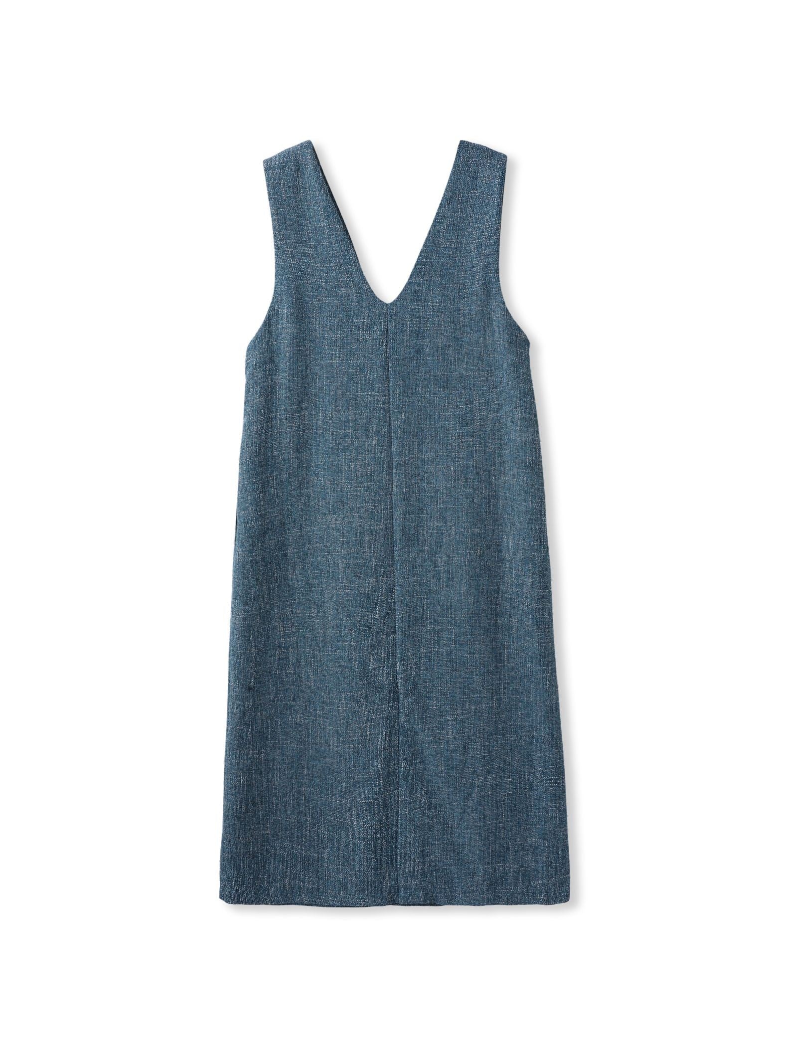 ツィードVネックジャンスカワンピース